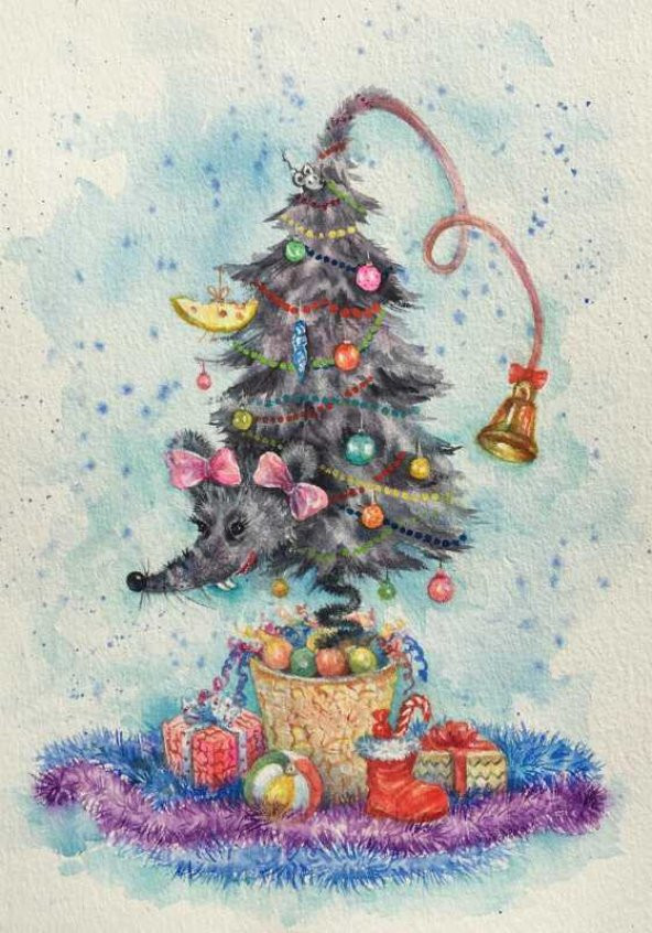 Movas Sanat Farklı Bir Noel Ağacı | Elmas Mozaik Tablo | Mozaik Puzzle | 35x50 | E20201088M
