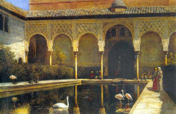 Movas Sanat Elhamra Sarayı - Edwin Lord Weeks | Elmas Mozaik Puzzle | 55x35 | E2020721