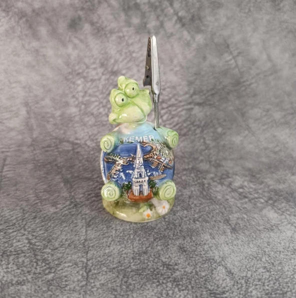 Notluk Masa Üstü 5 Adet Okul Öğrenci Hediye Kırtasiye Sevimli Kaplumbağa - 7