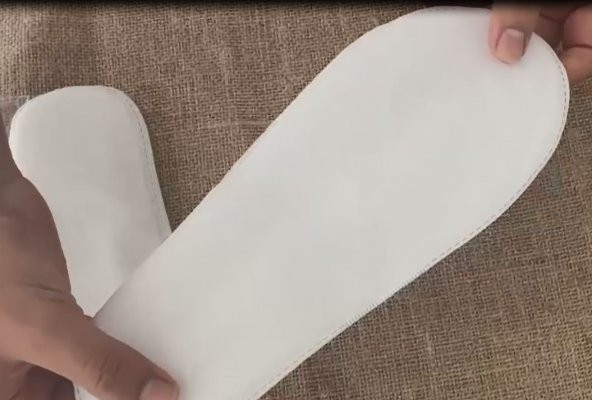 Tela Astarlı Ultrasonik Dikişli Ekonomik Otel Terliği Tek Kullanımlık Kullan At - 5