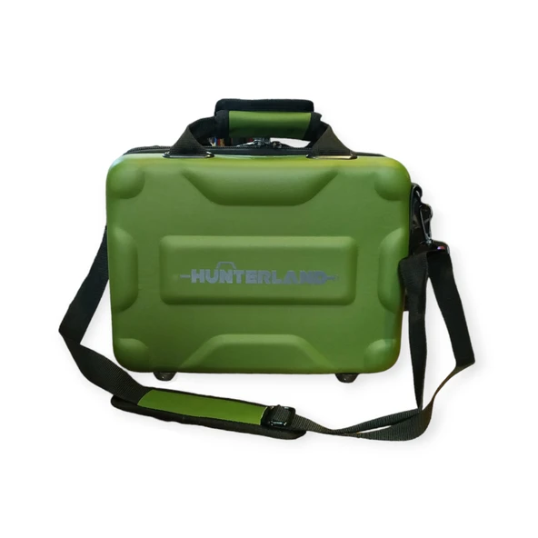 Hunterland Haki Yeşil Deri Panel Tabanca Taşıma Çantası - Resim 12