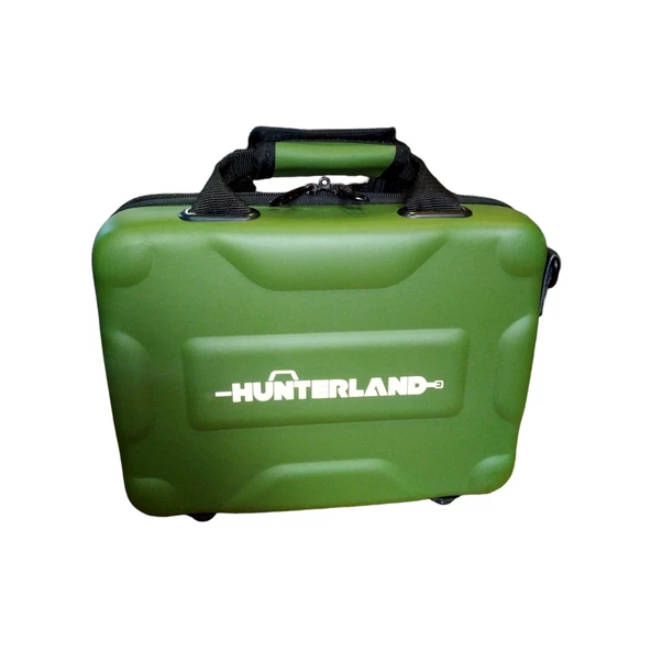 Hunterland Haki Yeşil Deri Panel Tabanca Taşıma Çantası ürün görseli 1