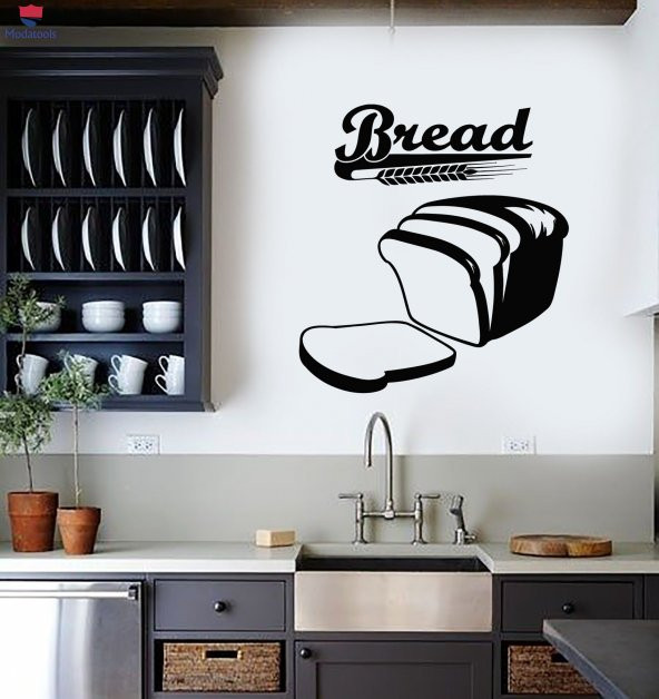 Pastane, Fırın Duvar Sticker Taze Ekmek Bakehouse Fırın Fırın Fırın Çıkartmaları