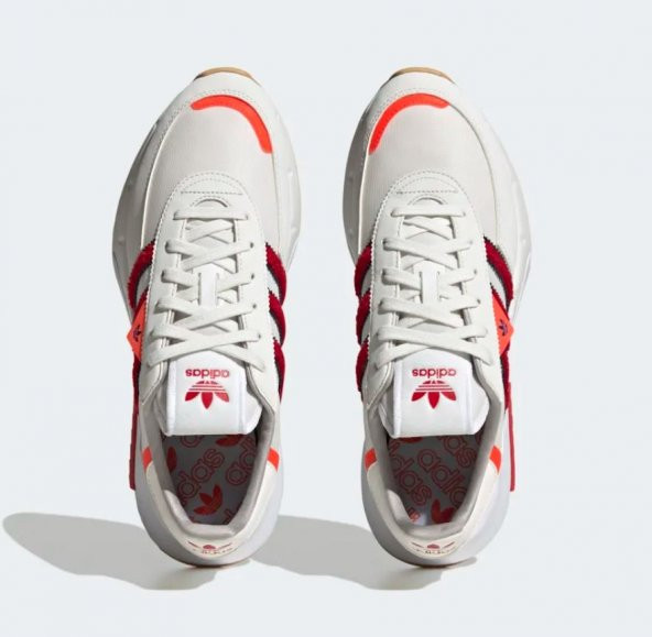 Adidas Retropy F2 Beyaz Kırmızı Erkek Günlük Koşu Yürüyüş Ayakkabısı HQ4359 - 2