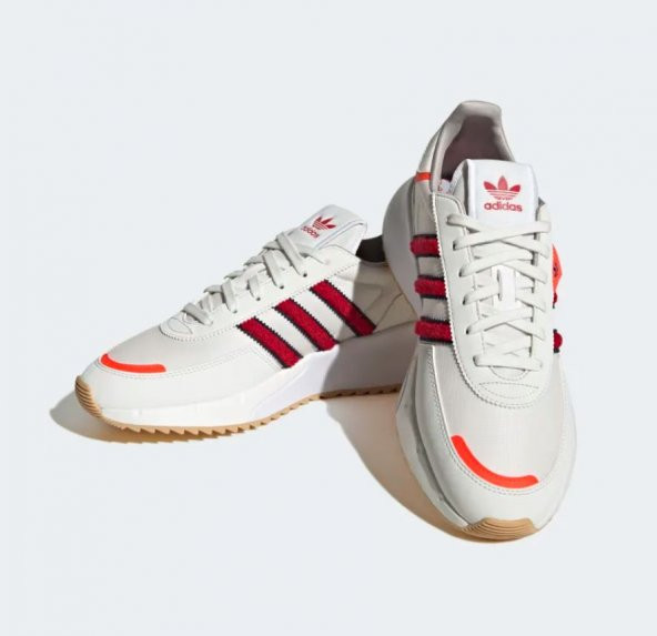Adidas Retropy F2 Beyaz Kırmızı Erkek Günlük Koşu Yürüyüş Ayakkabısı HQ4359 - 4