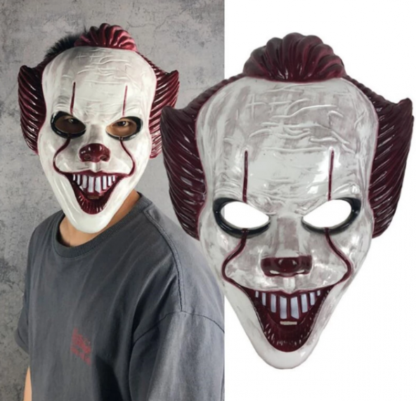 Plastik Joker Maskesi Killer Palyaço Maskesi (579)