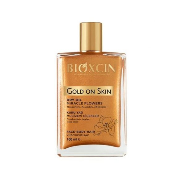 Bioxcin Gold On Skin Altın Parıltılı Kuru Yağ 100 ml