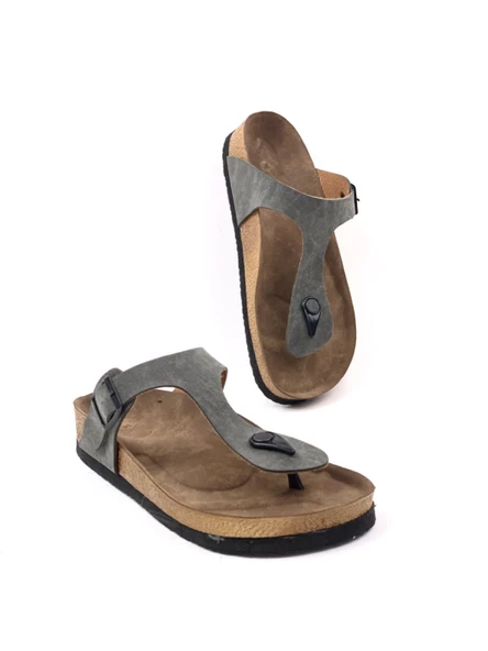 Basskan Lemm Haki Parmak Arası Ortopeik Terlik - Resim 2