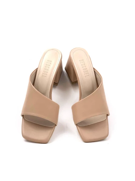 Basskan Kadın Nut Maky Alçak Topuk Terlik ürün görseli 1