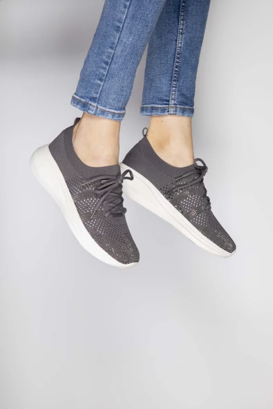 Basskan Füme Begus Triko Taşlı Sneaker - 3