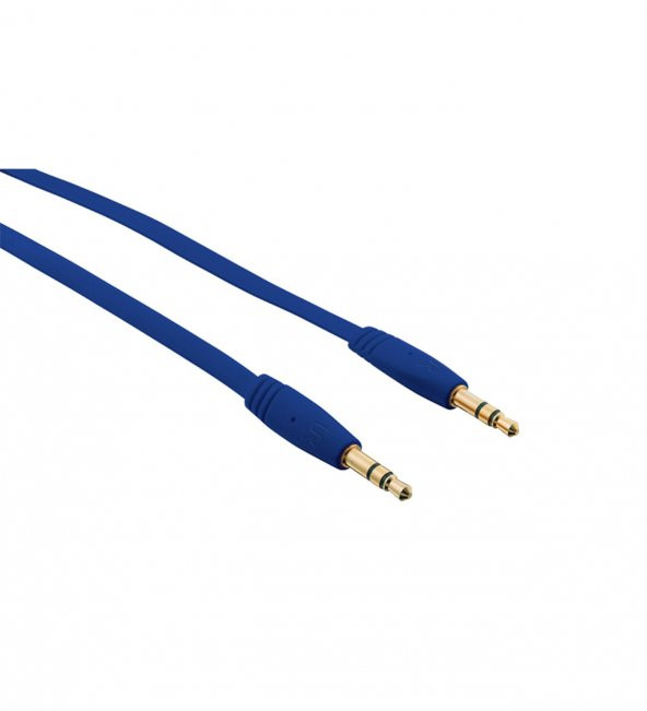 Trust Urban Revolt 3.5mm to 3.5mm Aux Ses Kablosu 1m Altın Port Girişli Mavi - 3
