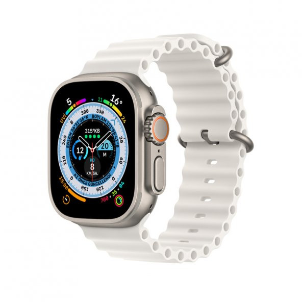 Winex Watch G900 Pro 2024 Android İos HarmonyOs Uyumlu Akıllı Saat Beyaz