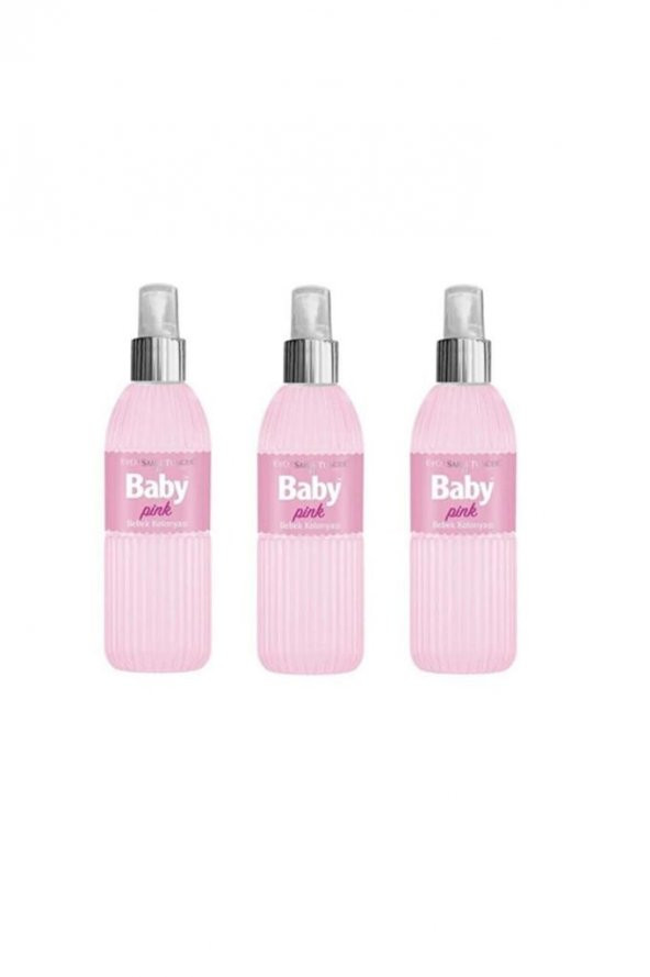 Eyüp Sabri Tuncer Bebek Kolonyası Baby Pink 150 Ml Silindir Pet Şişe Sprey x 3 Adet - 2