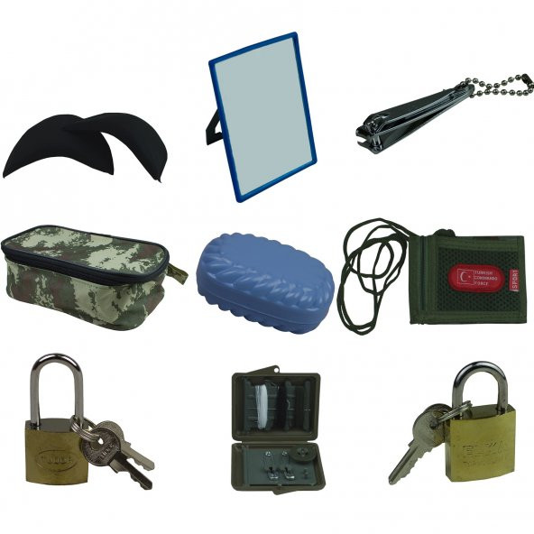 Asker 10 Acemi Ve BedelliAsker Malzemesi 10 Parça Vatka Dikiş Seti Ayna ürün görseli