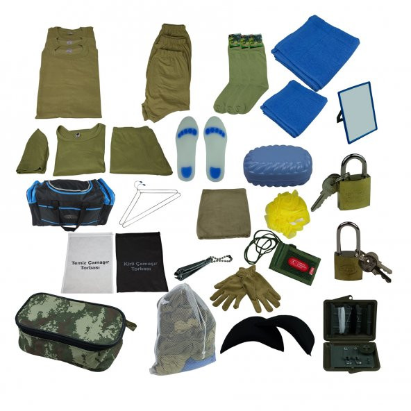 Asker 34 Acemi Ve BedelliAsker Malzemesi 28 Parça Set 42034