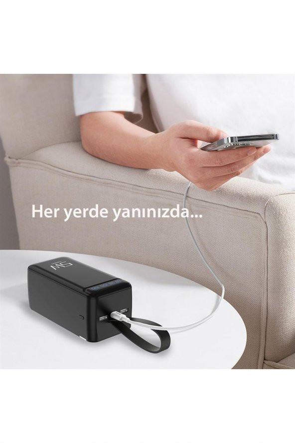 Peeq Earldom PB58 50.000 mAh Pd Hızlı Şarj Premium Dijital Göstergeli Powerbank - 2