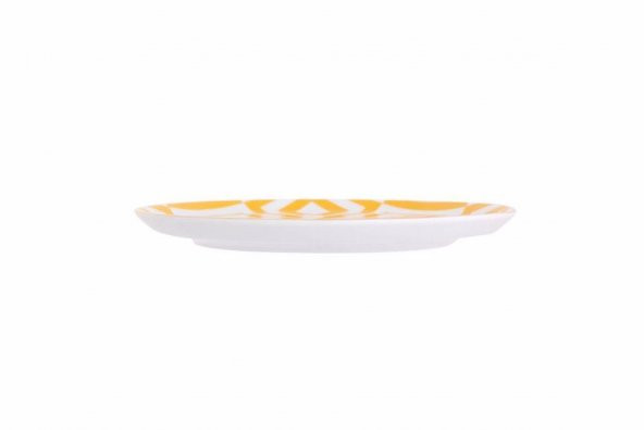 Porland Morocco Desen4 Sarı Düz Tabak 20 cm 04A+P018859 - 3