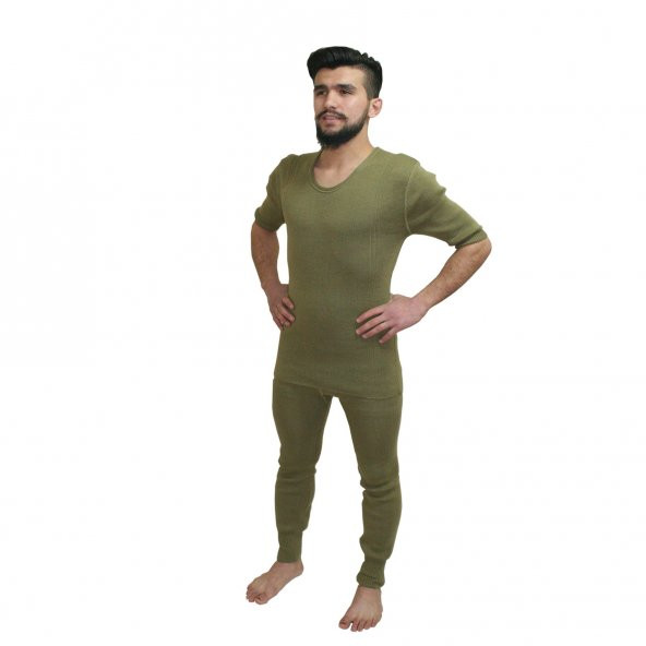 Asker Örgü Yarım Kol Takım Örgü İçlik Kışlık İçlik ürün görseli