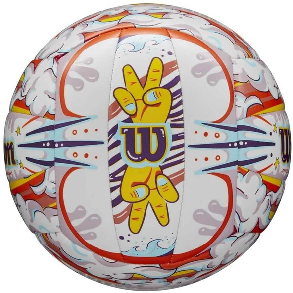 Wilson Graffiti Peace VB Plaj Voleybol Topu WV4006901XBOF - 5