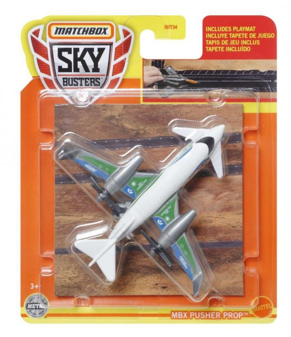 Matchbox Uçaklar ve Pist MBX Pusher Prop HHT41 HHT34,Koleksiyonerler ve Çocuklar İçin Model Uçak - 2