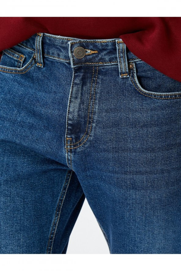 Slim Fit Kot Pantolon - Brad Jean - 5