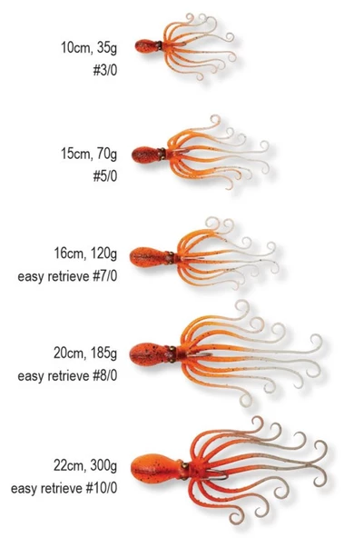 Savage Gear 3D Octopus Ahtapot Silikon 300g 22cm Jigging Suni Yem - 3