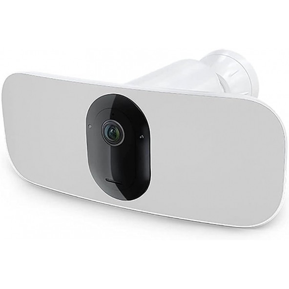 Arlo Pro 3 Floodlight Kamera - Kablosuz Güvenlik, 2K ve HDR, Beyaz