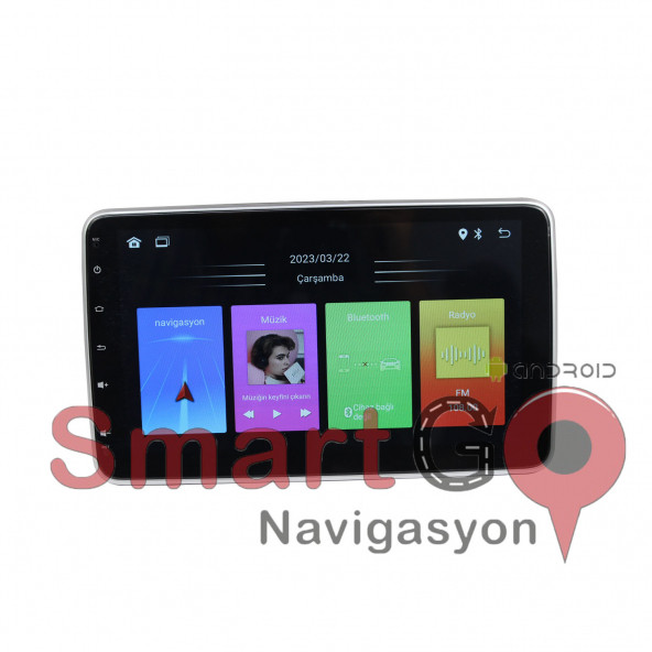 UNİVERSAL ANDROİD DÖNER KAFA TEKDİN  12.3' 2-32GB