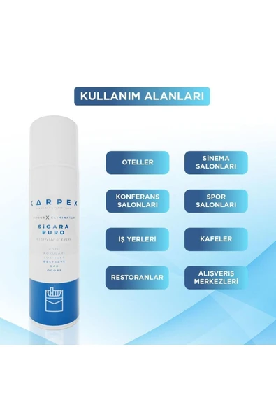 Carpex Sigara Puro Kötü Koku Giderici Sprey 500 Ml - 3