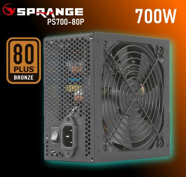 Sprange 700W 80 Plus BRONZE Power Supply PS700-80P PSU
