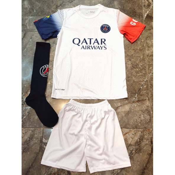 Çocuk Psg Neymar Forma + Şort+ Çorap 3'lü Set - 2