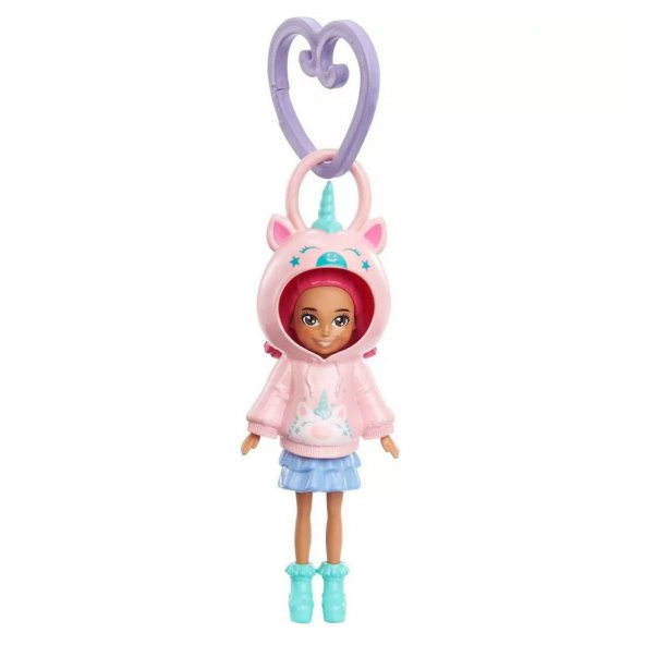Polly Pocket Kapüşonlu Bebekler Unicorn HKV98-HKW02 - 2