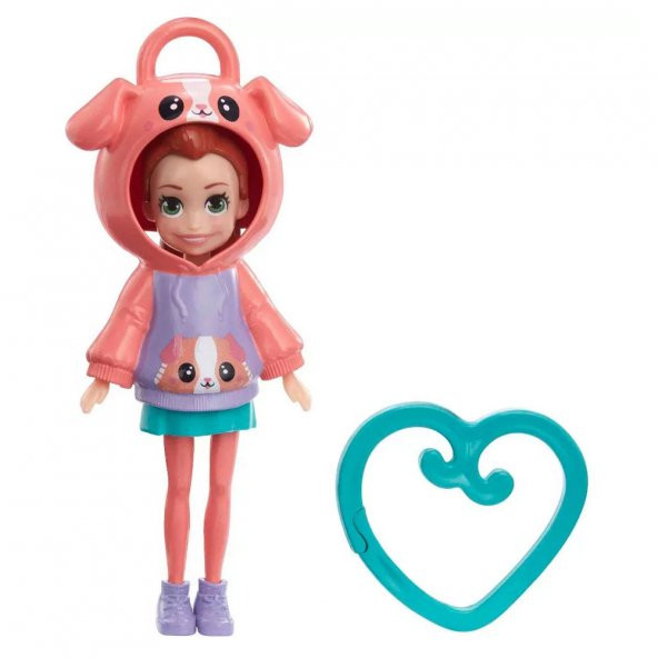 Polly Pocket Kapüşonlu Bebekler Pupy HKV98-HKW01