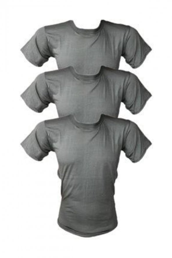 Asker Havacı Atlet Gri Beden 3 Adet ürün görseli