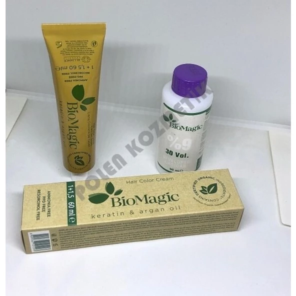 Biomagic Doğal Saç Boyası 60 Ml + Oksidan 90 Ml