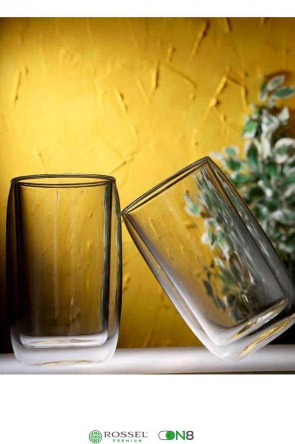 Arow Çift Cidarlı 2li Bardak 200 ml DC1.TR-2982