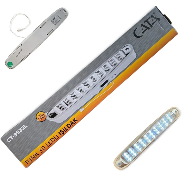 Cata 30 Ledli 3W Şarjlı Işıldak Ct-9932 - Beyaz Işık