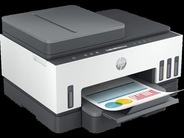 HP Smart Tank 750 WiFi-Ethernet ADF Çok Fonksiyonlu Yazıcı 6UU47A - 2