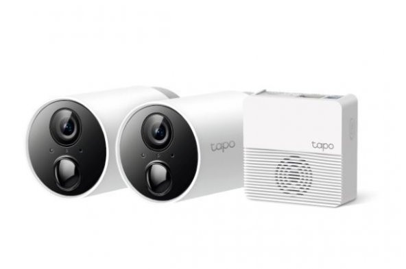 TP-LINK Tapo Smart Wire-Free Security Camera System 2 Camera System TAPO-C400S2