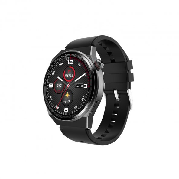 ScHitec Watch GT3 Pro Android İos HarmonyOs Uyumlu Akıllı Saat Yedek Kordonlu Siyah