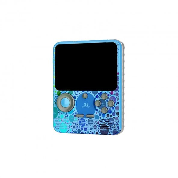 Winex G6 Retro 3.5 inç Tv Bağlanan Oyun Konsolu Mavi (666 Klasik Oyunlar)