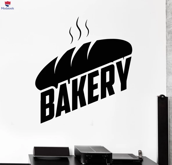 Pastane, Fırın Duvar Sticker Fırın Ekmek Bakeshop Baker Çıkartmalar Eşsiz Hediyelik