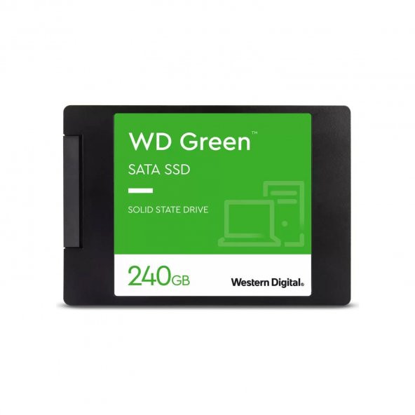 WD Green™ SATA SSD 2.5 inç 7 mm kasalı 240 GB WDS240G3G0A