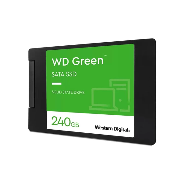 WD 240GB GREEN SATA 3.0 545-430MB/s 7mm 2.5 SSD WDS240G3G0A - 3