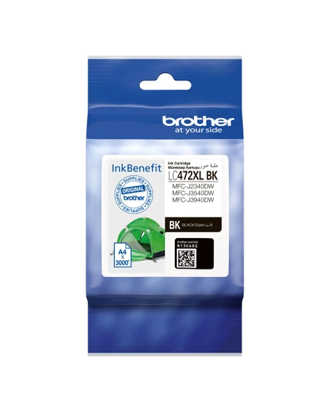 BROTHER 3.000 Sayfa Siyah Kartuş LC472XLBK