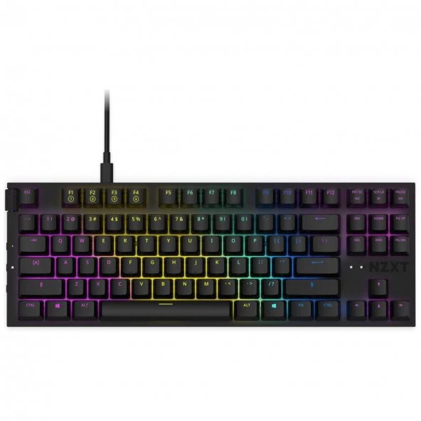 NZXT Function Tenkeyless Modular Mechanical RGB Siyah KB-1TKUK-BR