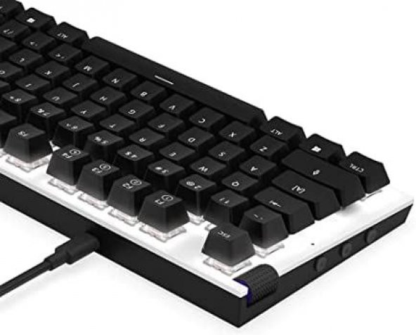 NZXT Function Tenkeyless Modular Mechanical RGB Beyaz KB-1TKUK-WR