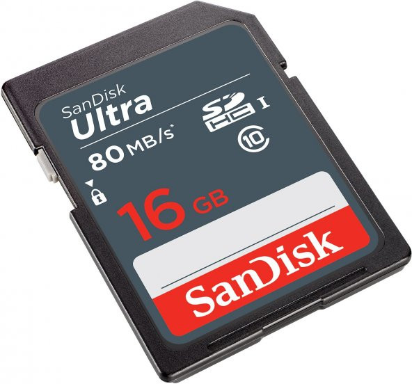 SANDISK Ultra® SDHC™ kart ve SDXC™ kart 16 GB SDSDUNS-016G-GN3IN