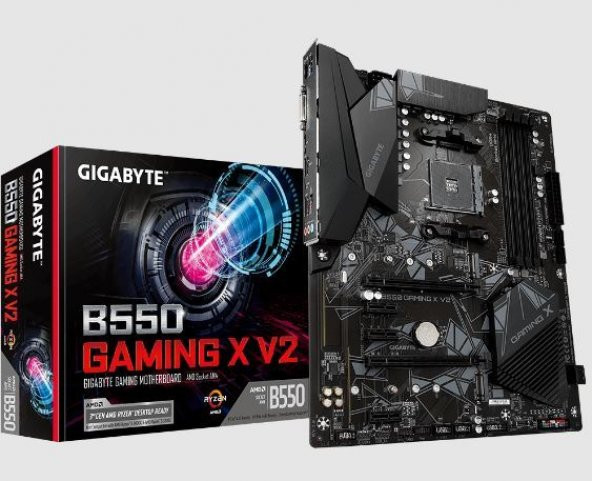 GIGABYTE B550M GAMING X V2 DDR4 2133MHZ ANAKART B550-GAMING-X-V2