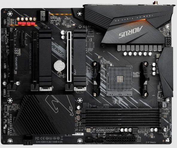 GIGABYTE MAB AMD B550 ELITE AX V2 DDR4 4733MHZ B550-AOR-ELITEAXV2 - 3